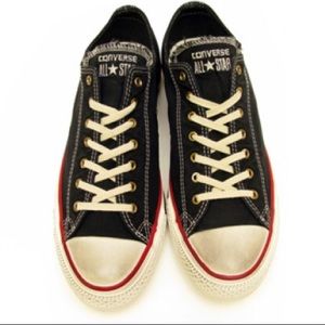 Converse black "vintage look" sz  8.5